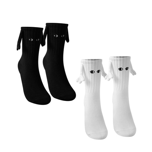 Holding Hands Socks Funny Magnetic Suction Socks Birthday Christmas Funny Gifts for Valentines Him and Her