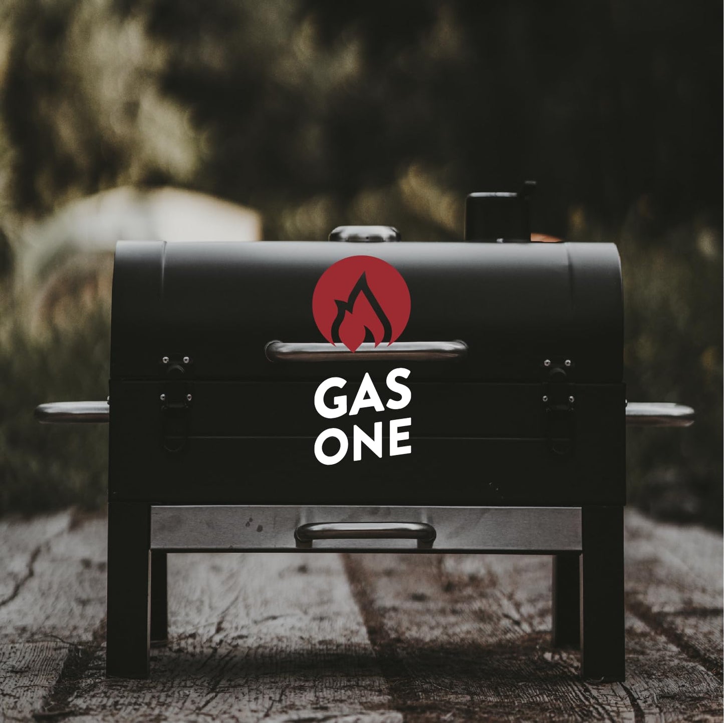 GasOne Portable Tabletop BBQ Grill - 18-inch, 2-Tiered, Side Handles & Lid - Compact Charcoal Grill for Picnic & Tailgate