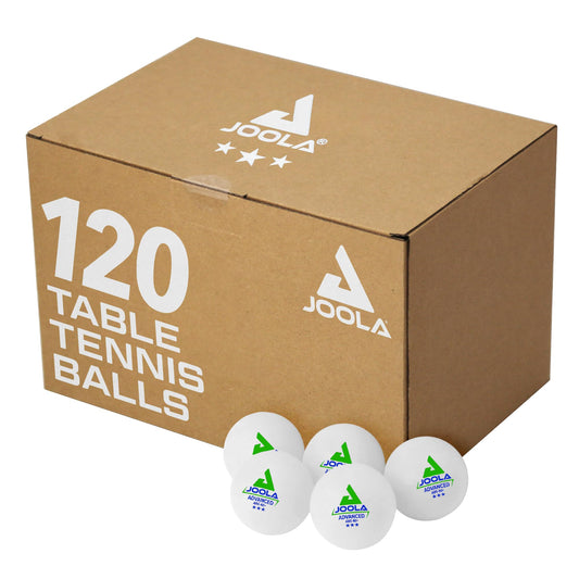 JOOLA Training 3 Star Table Tennis Balls 12, 60, or 120 Pack - 40+mm Regulation Bulk Ping Pong Balls for Competition and Recreational Play - Fun as a Cat Toy - Indoor and Outdoor Compatible