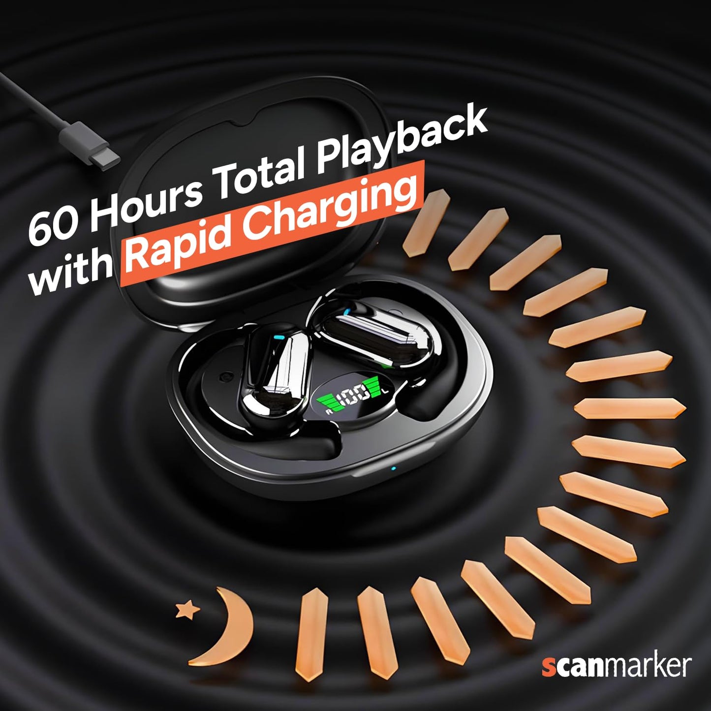 AI Translator Earbuds Real Time | 144+ Languages with 60H Playtime for iOS & Android | Language Translation Earbuds with Noise Cancellation | Translating Headphones for Business & Learning Languages