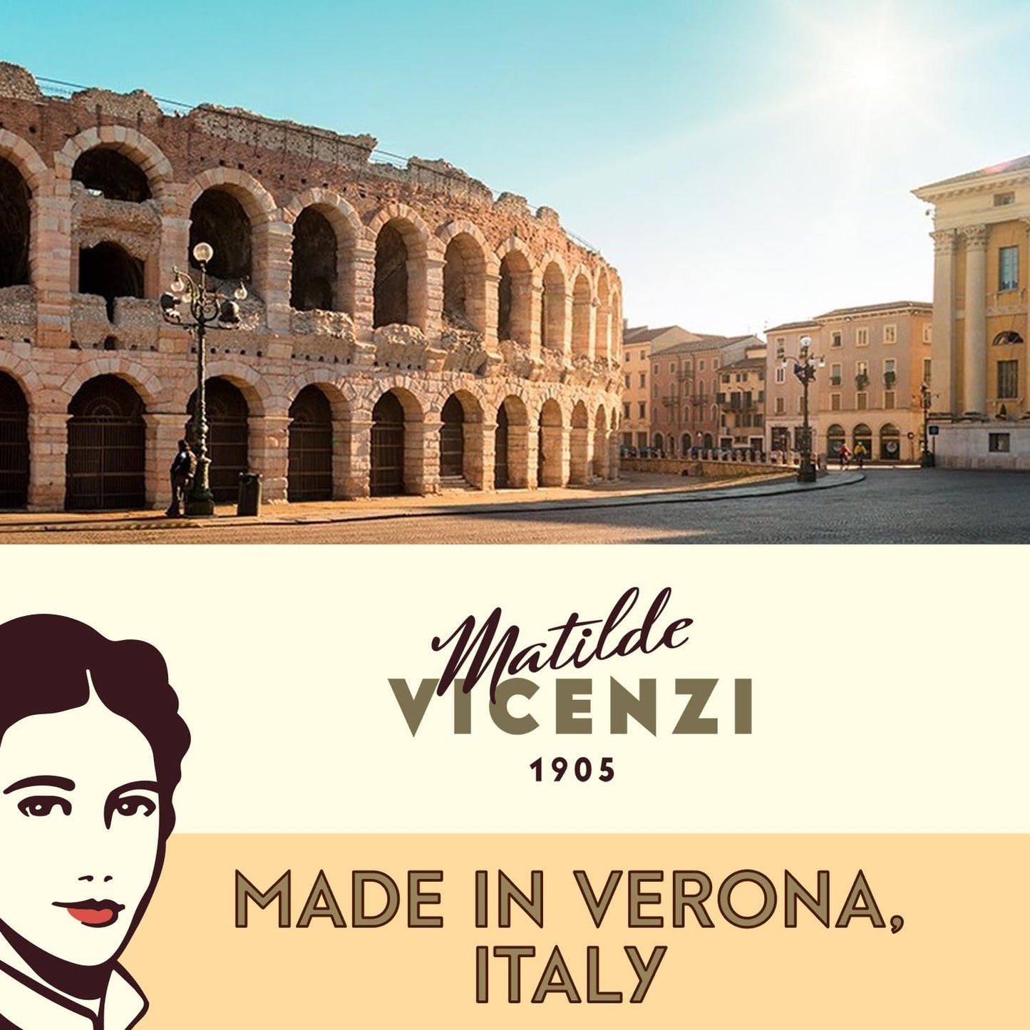 Matilde Vicenzi Verona Gift Tin - Assortment of Italian Pastries and Cookies - Gourmet Gifts for Mother's Day, Birthday and Every Special Occasion - Assorted Cookies in Italian Design Tin 32oz (907g)