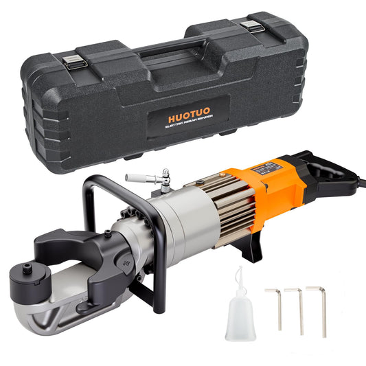 HUOTUO 1" Electric Hydraulic Rebar Bender, [TÜV Rheinland North American Certificated], Portable Rebar Bender, Bend from 3/4" to 1" Diameter Rebar, Easily Bending Angle 180-60 Degrees 120v/60hz HRB-25