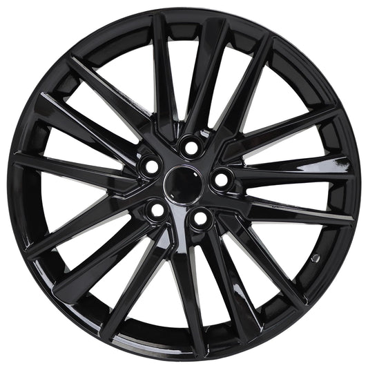 LUNEGUE 19x8inch 19 Inch 19“ Premium Aluminum Alloy Wheel Rim Compatible with Toyota Camry XSE 2021 2022 2023 2024, ALY75222U46N, OE Stock Specs, Gloss Black