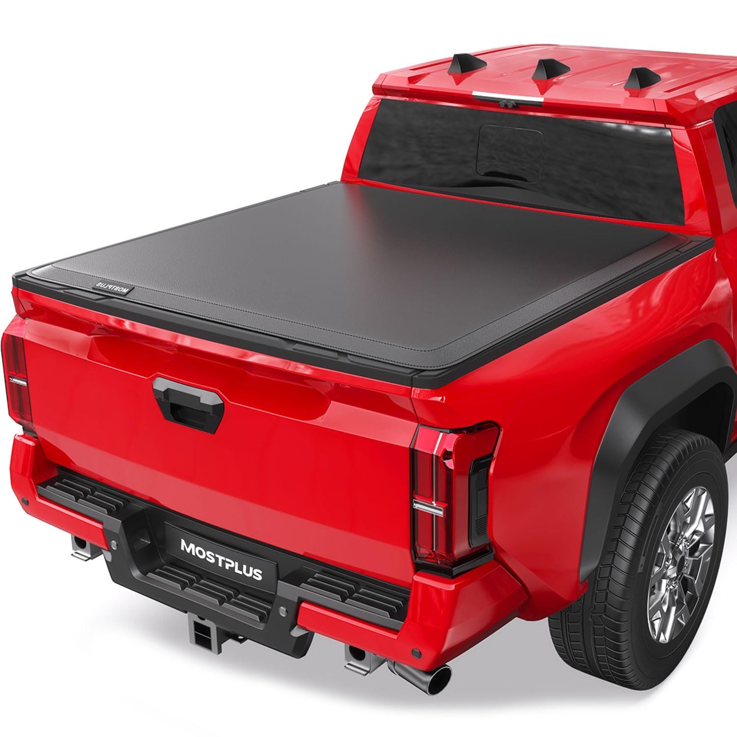MOSTPLUS 6FT Roll-Up Soft Vinyl Truck Bed Tonneau Cover Compatible with 2005-2015 Toyota Tacoma Standard Model On Top Fleetside Cargo Bed 72Inch, Not for Flareside/Stepside Bed