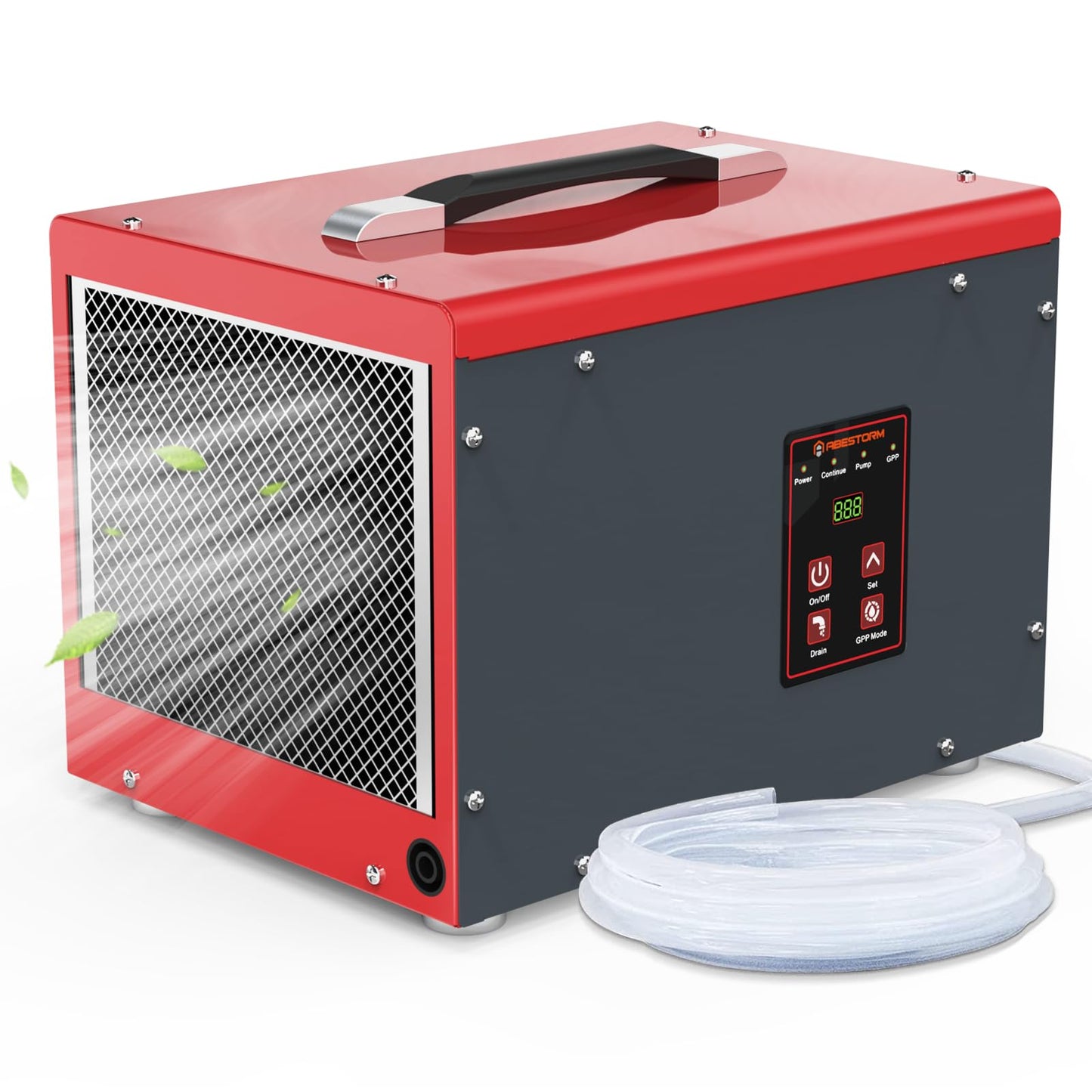 Abestorm Crawl Space Dehumidifiers with Pump and Hose, 70 PPD Compact Portable Commercial Dehumidifier Up to 1,000 sq. ft. Auto Defrost, Memory Starting Crawlspace dehumidifiers