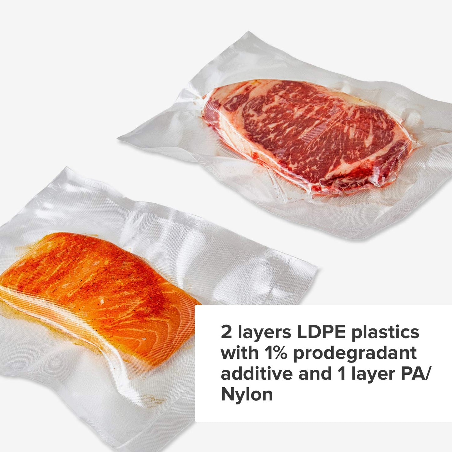 Anova Culinary Sous Vide Precision Cooker 3.0 (WiFi), 1100 Watts & Precision Vacuum Sealer Bags (Pre-cut),Clear
