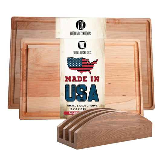 Medium Maple + Small Maple + Cutting Board Holder 3 Slots