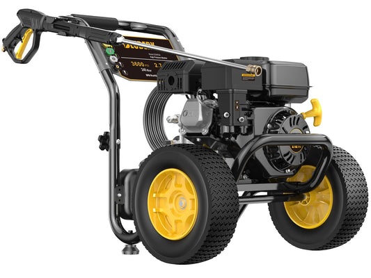 BLUBERY 3600 PSI Gas Pressure Washer, 2.7 GPM Heavy Duty High Power Washer, 30Ft Pressure Hose&Soap Tank,5 Pressure Nozzles,Black