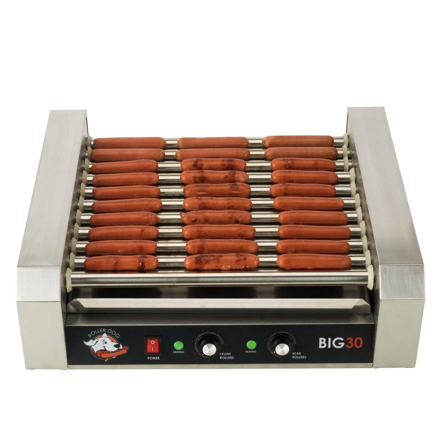 Roller Dog RDB30SS Commercial 30 Hot Dog Roller Grill Cooker Machine