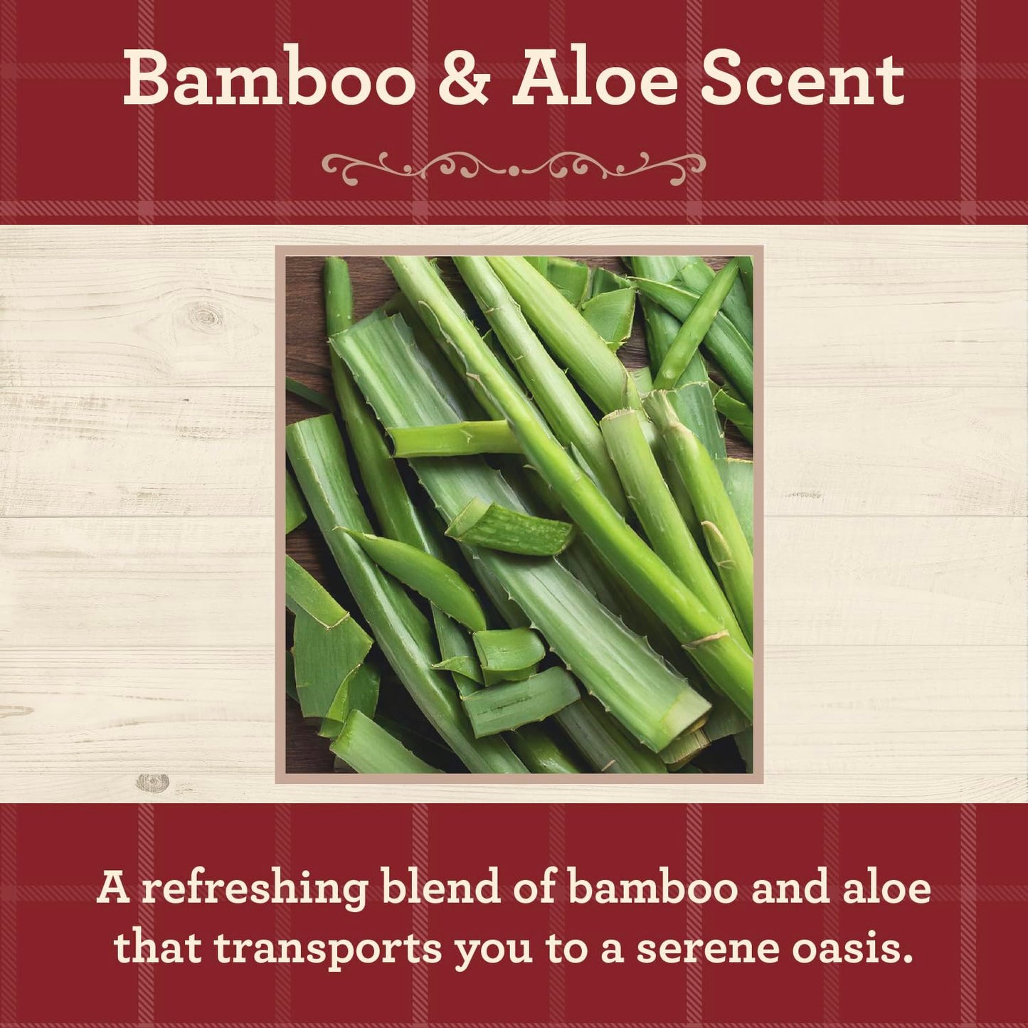 Our Own Candle Company, Bamboo & Aloe Scented Mason Jar Candle, 100 Hour Burn Time, 13 Ounces