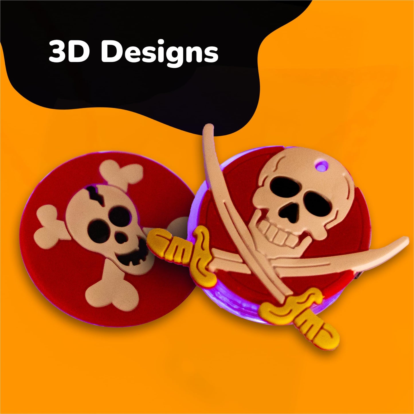 ArtCreativity Halloween Light Up Skull Necklaces - Pack of 26 - Spooky LED Set - Glow Necklaces for Trick or Treat Party Favors - Halloween Decoration Party Supplies