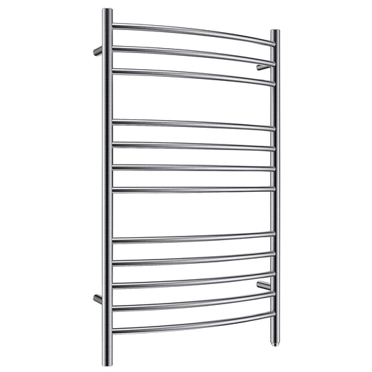 HEATGENE Towel Warmer Wall Mount Electric Plug-in/Hardwired Heated Towel Rack Brushed