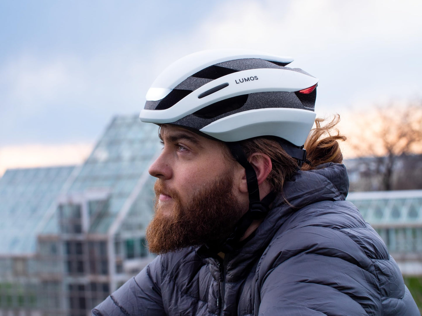 Lumos Ultra Smart Bike Helmet | Customizable Front and Back LED Lights with Turn Signals | Road Bicycle Helmets for Adults: Men, Women (Without MIPS)