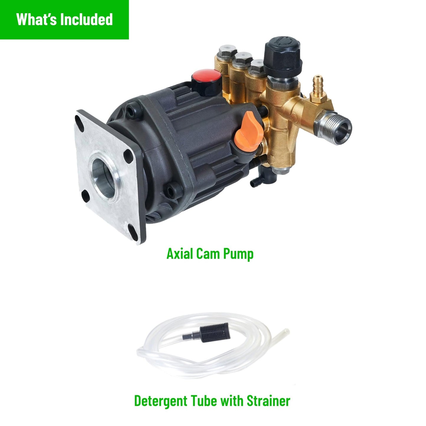 Canpump CH 2830 G: 2800 psi @ 3 US gpm Pressure Washer Replacement Pump, 3/4-inch Horizontal Gas Shaft