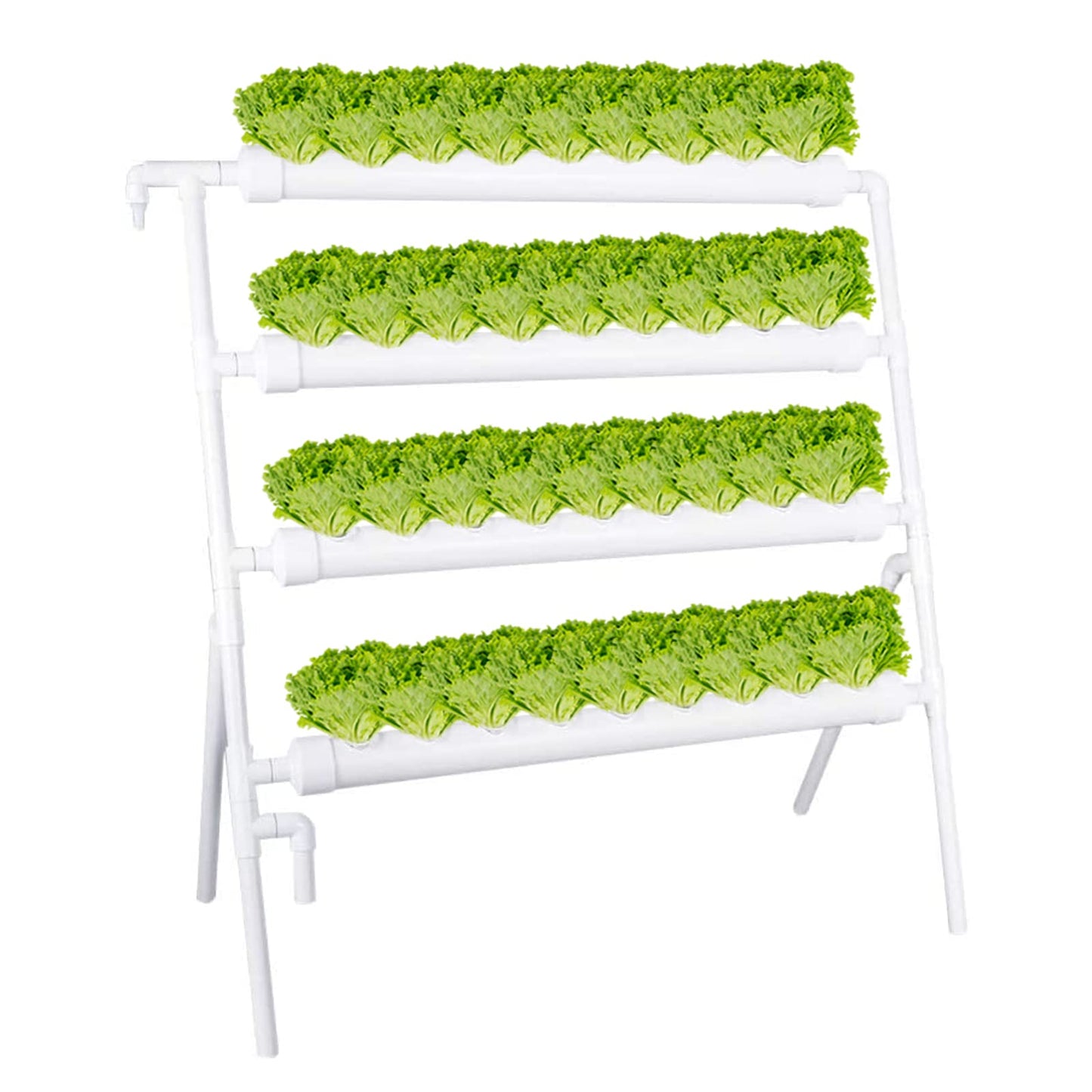 LAPOND Hydroponics Growing System Kit 36 Plant Sites Food-Grade PVC-U Pipes Hydroponic Grow Kit Gardening System for Vegetables,Fruits,Herb