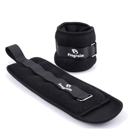 Ankle Weights, 1 Lb X 2 Wrist Leg Arm Weights for Women and Men, Comfortable and Soft, Pretty Sturdy, Perfect for Dancing, Running, Walking, Fitness, Workout, Physical Therapy - Black
