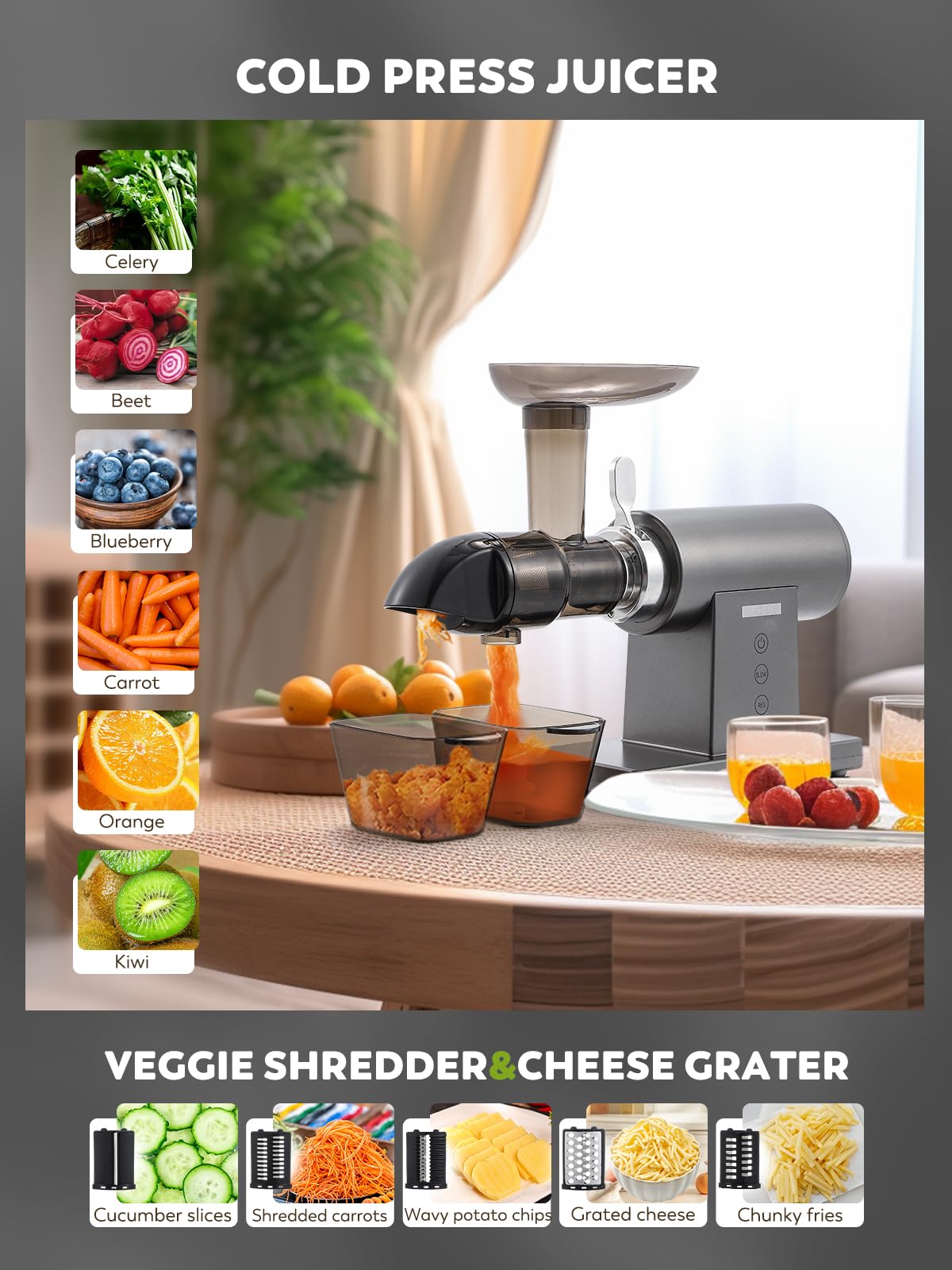 Flyseago Meat Grinder Electric 3200W Meat Mincer Chopper Machine Multifunctional with Cutting Blade 3 Grinding Plates 3 Sausage Stuffers Kubbe Kit Juicer Cheese Grater Veggie Shredder
