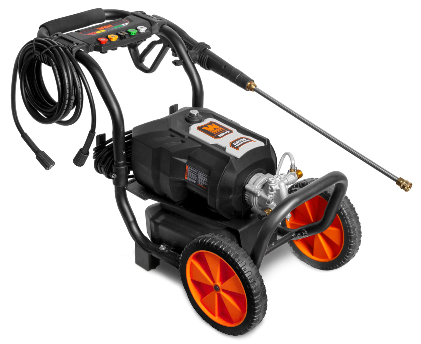 Wen 3000 PSI Brushless Electric Pressure Washer, 2.0 GPM with Onboard Detergent Tank (PW3000E)