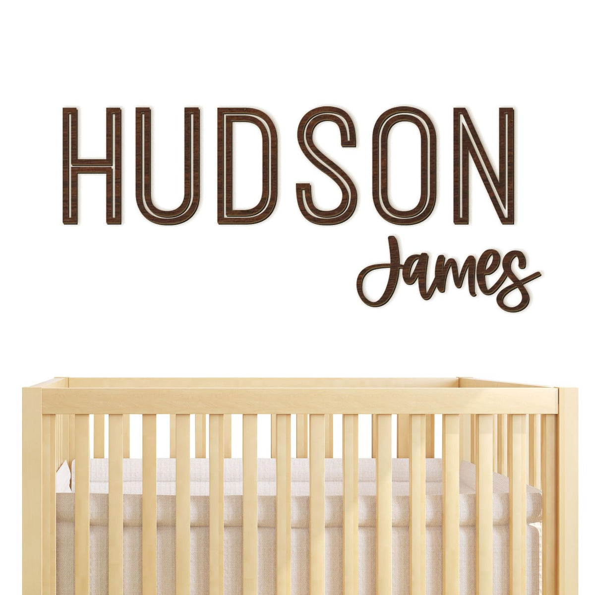 Personalized Name Sign for Nursery - Custom Wooden Name Signs for Kids Room, Personalized Nursery Name Sign - Perfect Baby Decor, Wall Name Decoration & Wedding signs, Family Name Signs