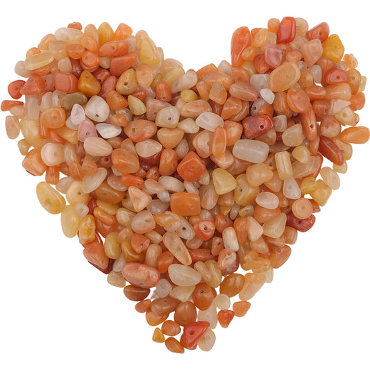400pcs Natural Chip Stone Beads for Jewelry Making Red Aventurine 5-8mm Irregular Gemstones Healing Crystal Loose Rocks Bead Hole Drilled for Ring Earrings Necklace Bracelet Making DIY Art Crafts