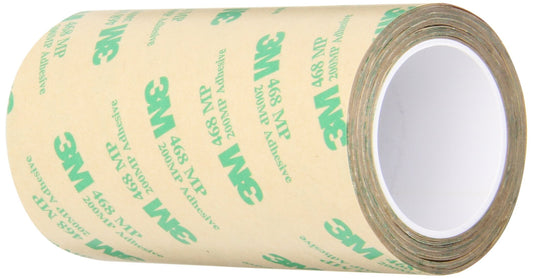 3M 468MP Adhesive Transfer Tape, 4" width x 5yd length (1 roll)