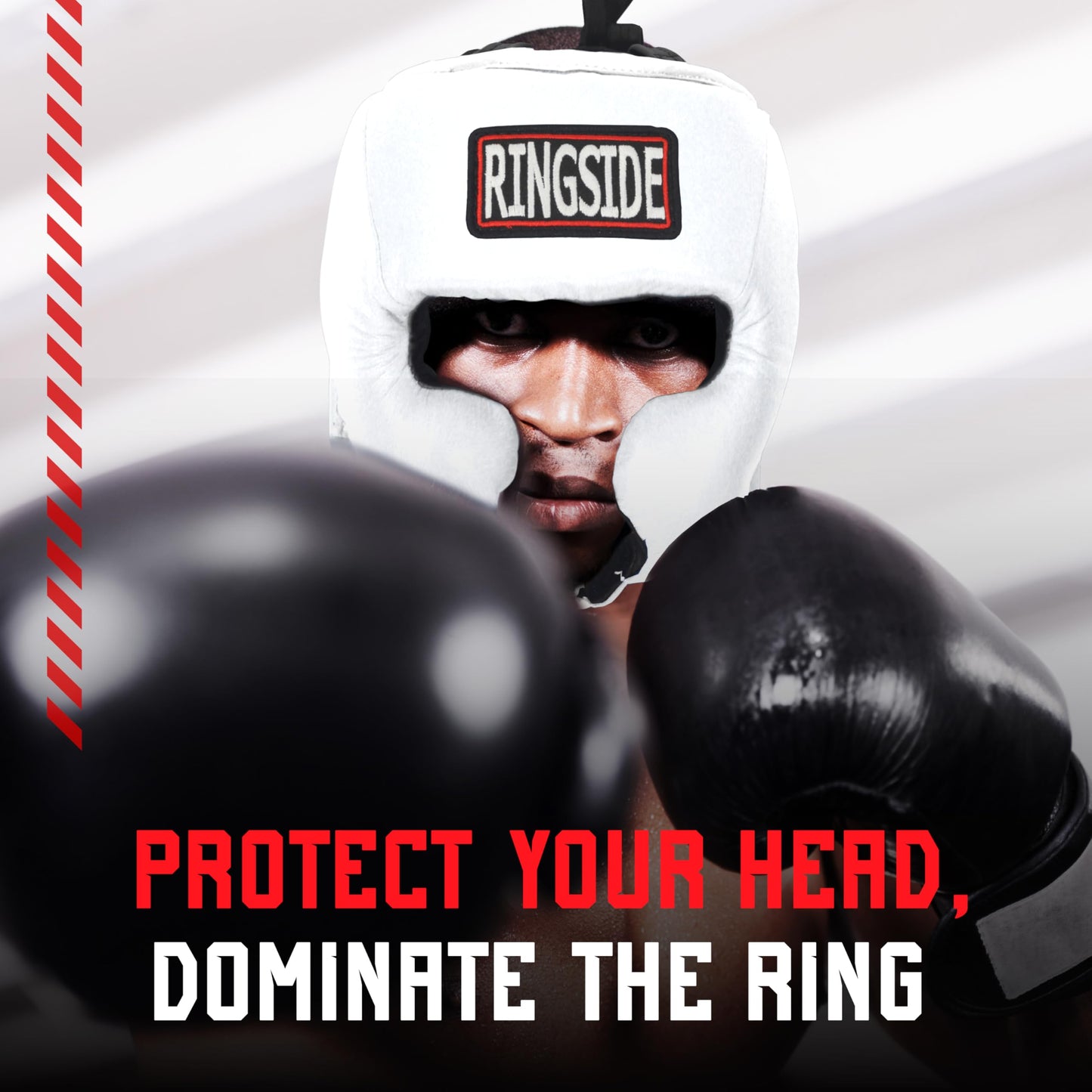 Ringside Competition Boxing Headgear, USA Boxing-Approved Leather Headgear with Cheek Protection, Great for MMA, Muay Thai, Kickboxing, and Training, Ideal for Men and Women, Black, XL