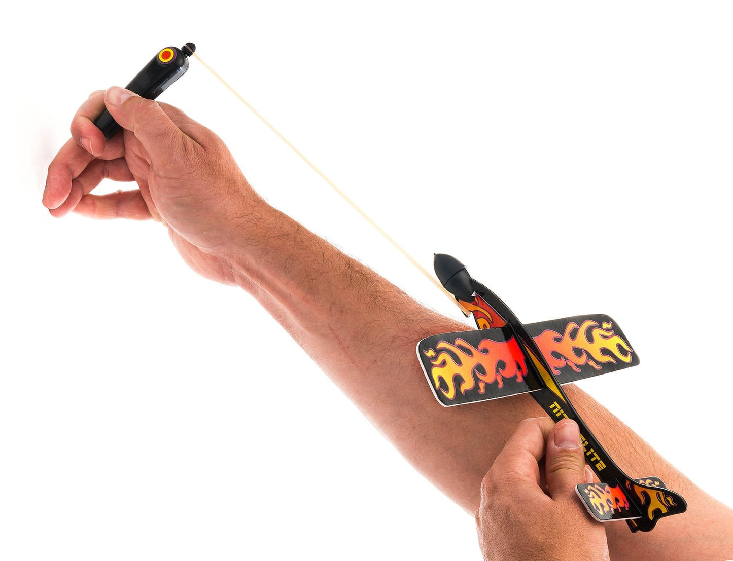 2GoodShop Slingshot Plane Glider w/Rubber Band Launcher (12 Planes) Flying Paper Foam Airplanes for Kids, Boys Toys. Outdoor Backyard Games & Activities. Bulk Birthday Party Favors. 2340-12p