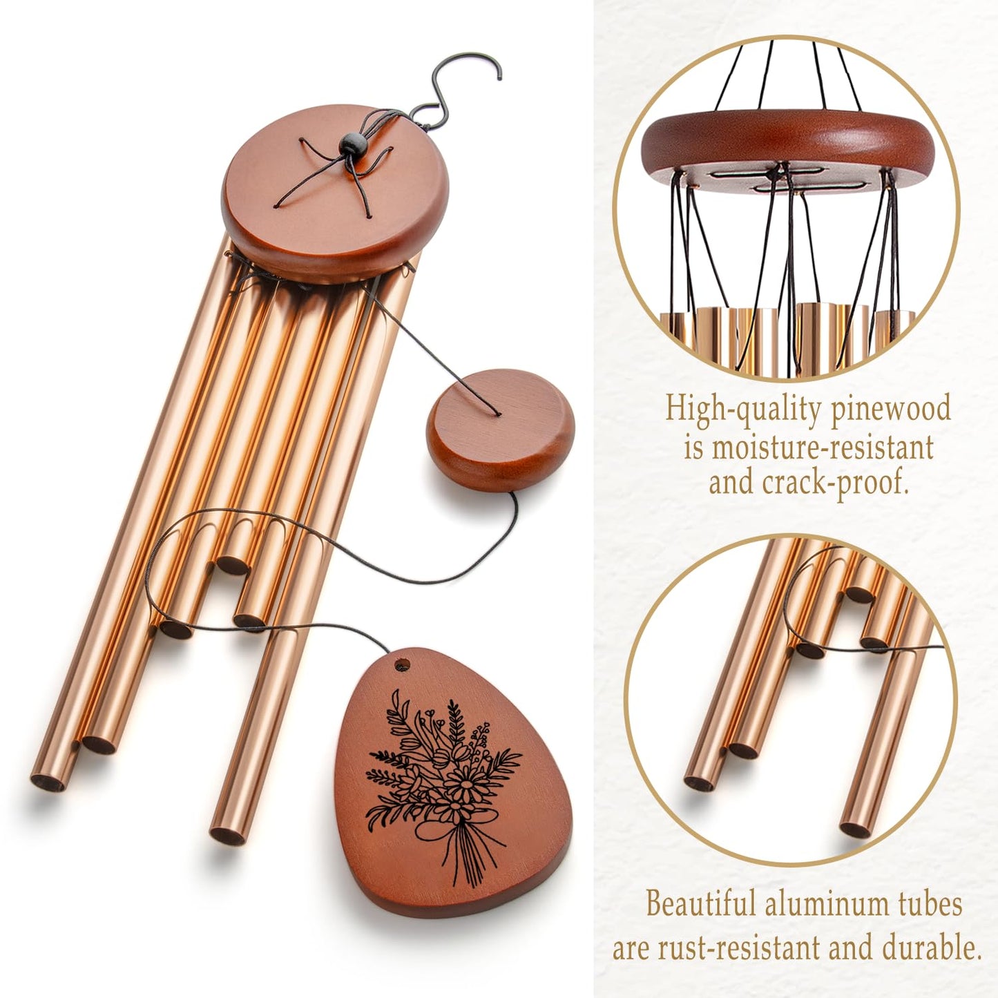 New Beginning Gifts for Women Wind Chime Break Up Farewell Going Away Gift New Job Leaving Job Gifts for Friends and Coworkers