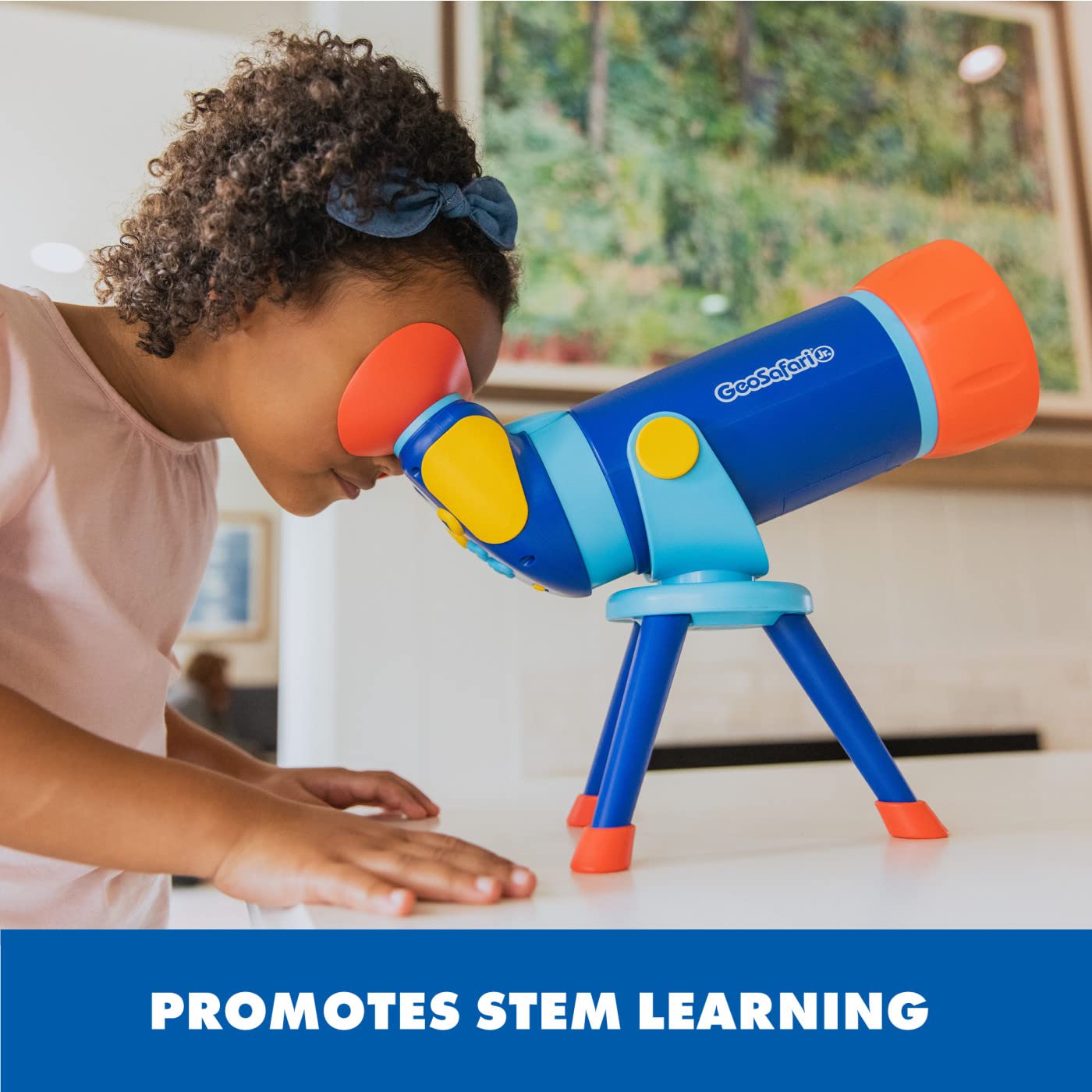 Educational Insights GeoSafari Talking Space Explorer featuring Emily Calandrelli - Toy Telescope for Kids, Toddler Space Toys, Beginner STEM Learning, Science Toys for Boys & Girls Ages 4+