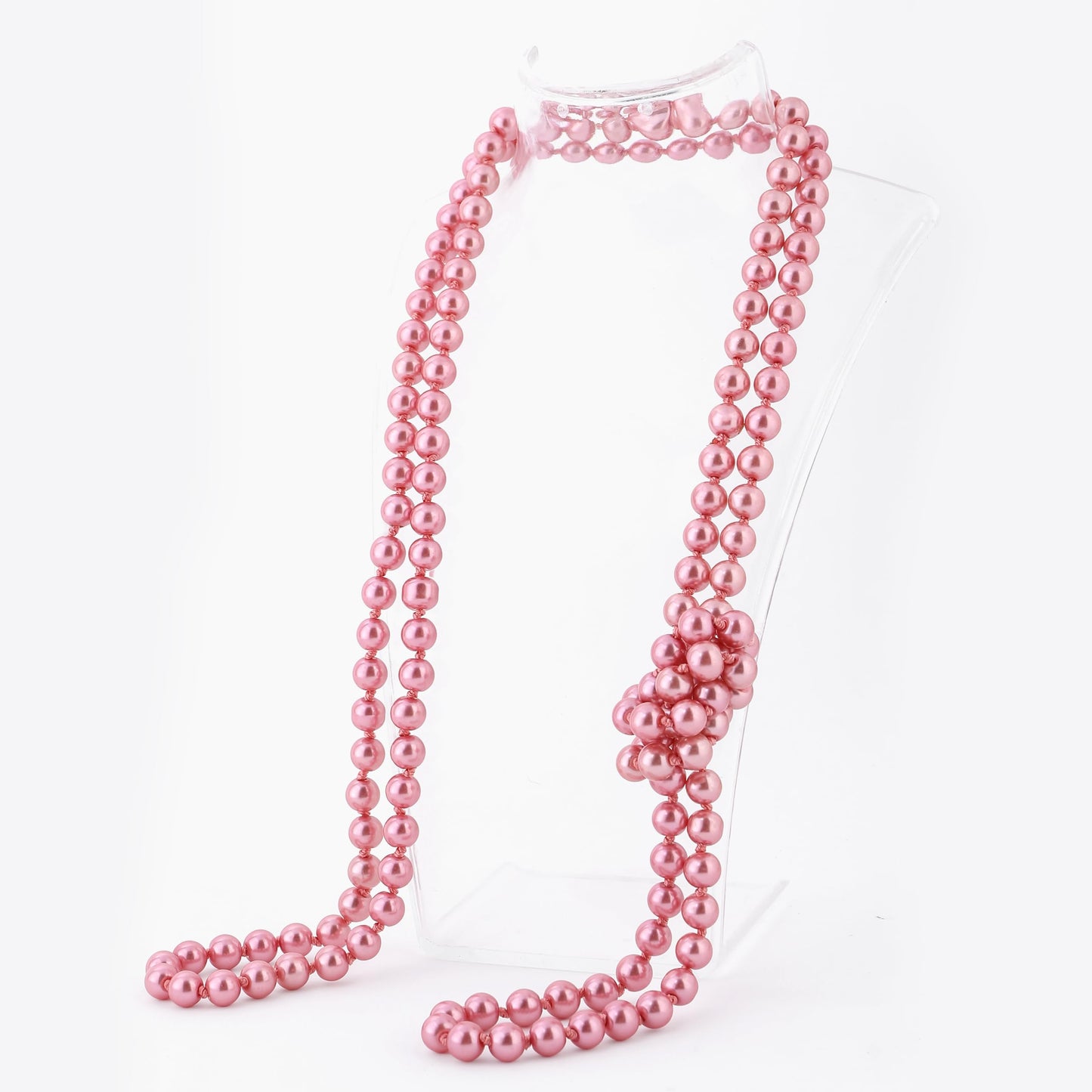 BABEYOND Long Pearl Necklace Faux Pearls Necklace Set Beaded Long Pearls Necklace 1920s Gatsby Costume Jewelry