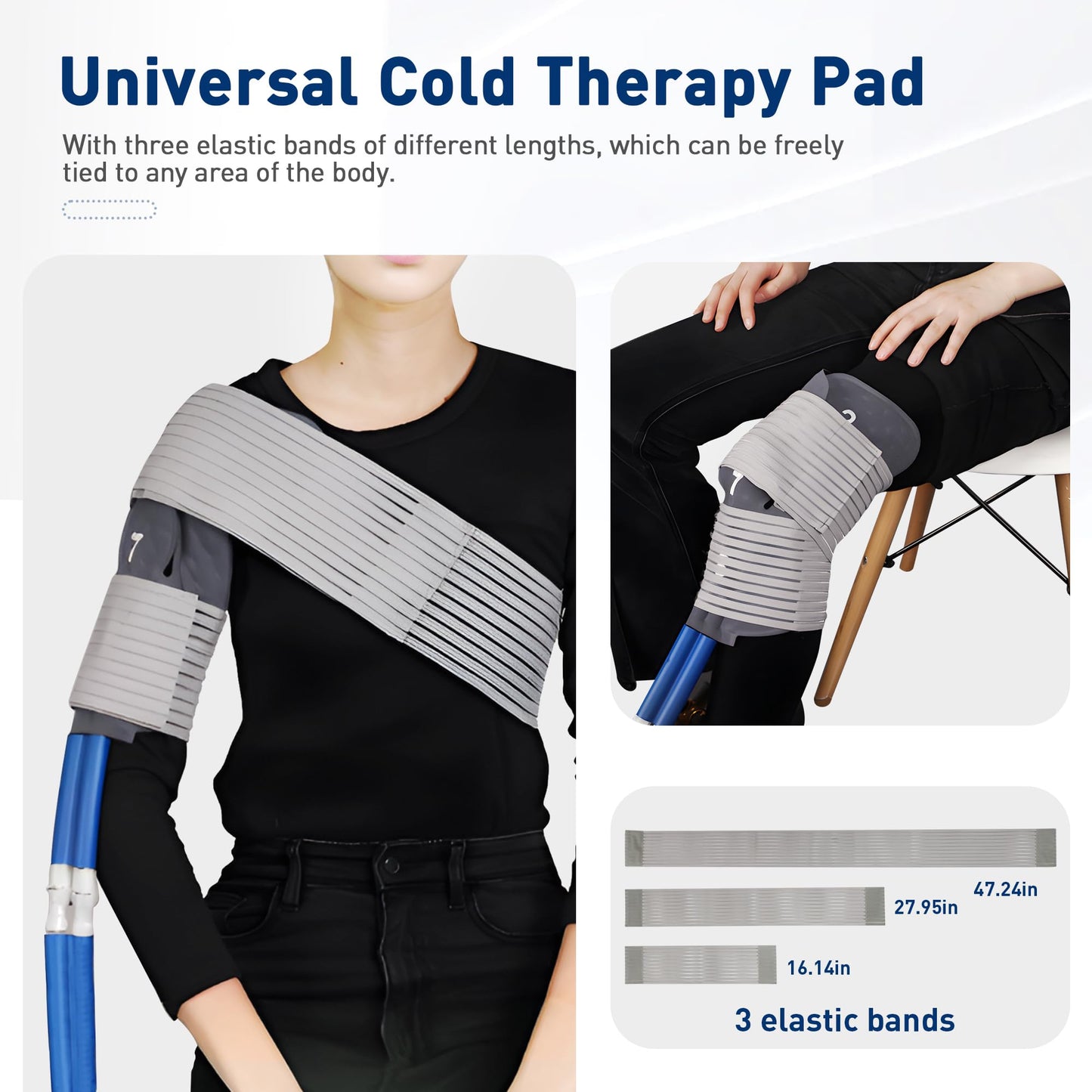 Fuptos Cold Therapy Machine - Quiet Cryotherapy Device for Knee & Shoulder Surgeries - Effective Pain Relief & Recovery - Auto Timer, Compact