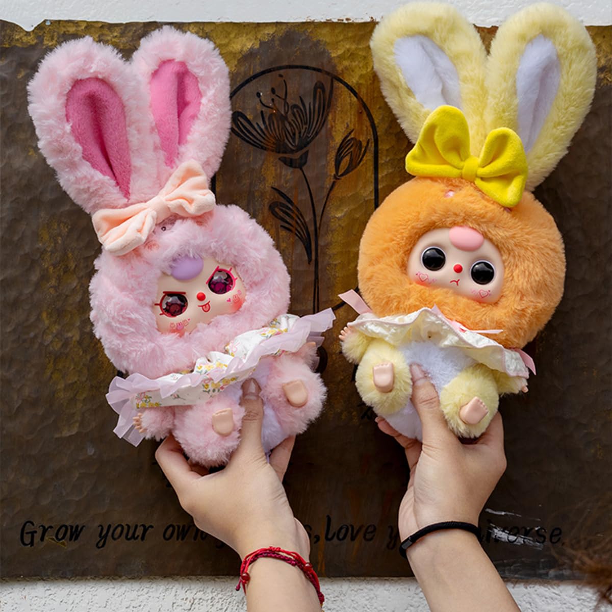 Baby Three Lily Rabbit Town Series 2 Plush Blind Box 1Pc (1 of 12 Possible Styles) Kawaii Cute Blind Box Figures, Random Design Action Figures Collectible Toys Home Decorations