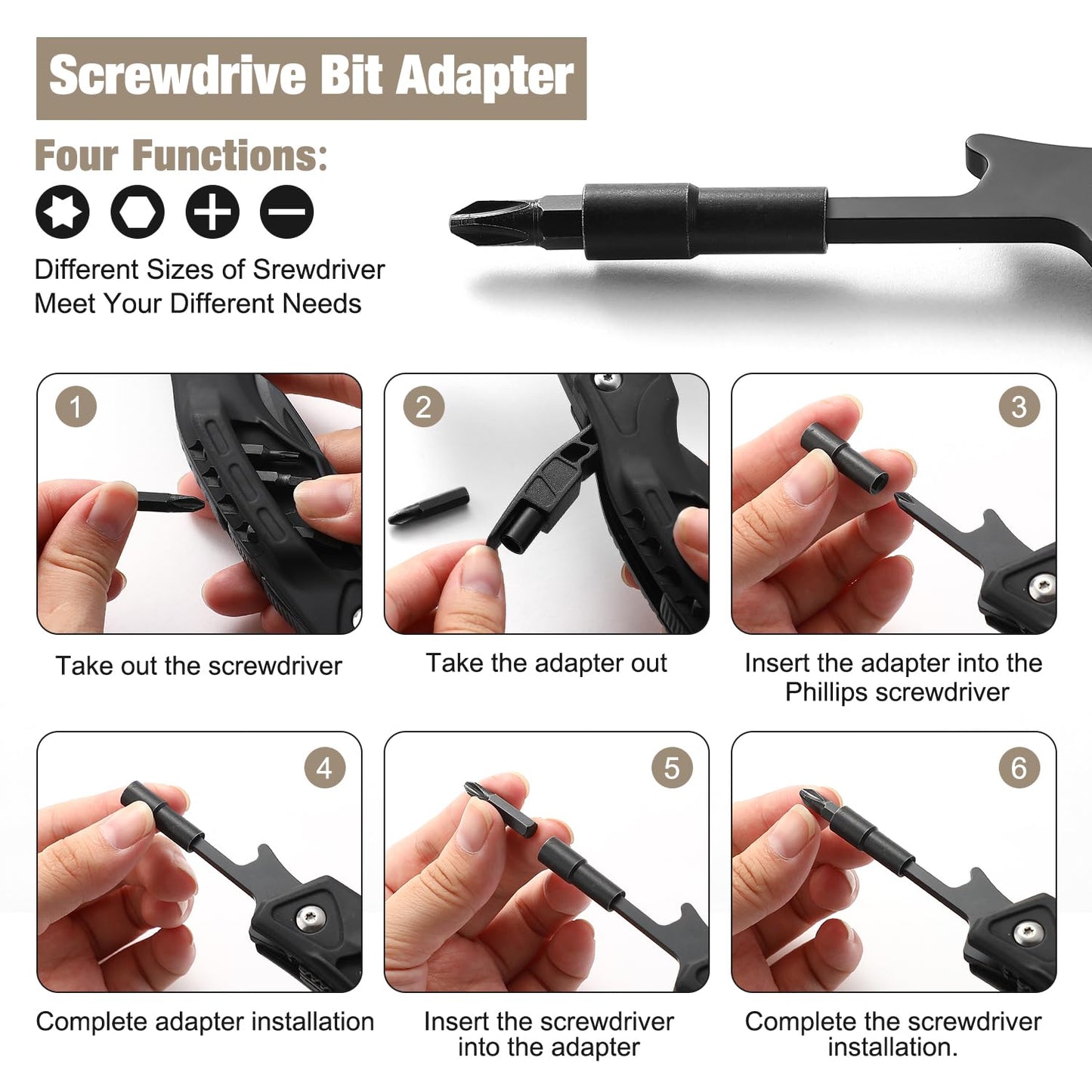 Stocking Stuffers for Adults Men - Gifts for Dad from Daughter Wife, 22 in 1 Hardened Stainless Steel Camping Multitool Hammer Hatchet, Upgrad Portable Camp Axe Screwdriver Set with Nylon Sheath