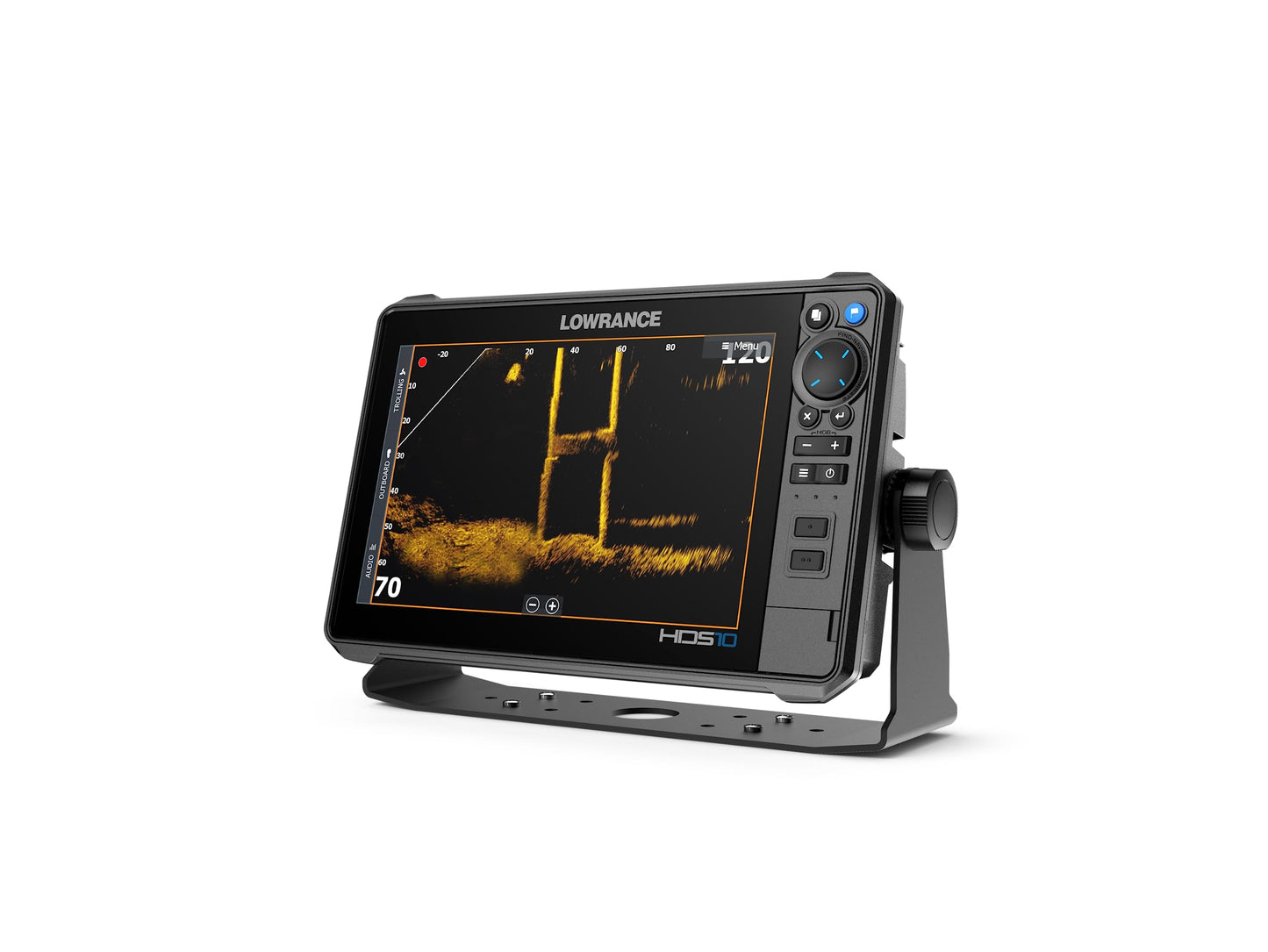 Lowrance HDS PRO 10 FishFinder/ Chartplotter with Smartphone Integration, Preloaded C-MAP DISCOVER OnBoard Charts, ActiveImaging HD 3-in-1 Transducer, 10-inch Screen, Black, 000-15984-001