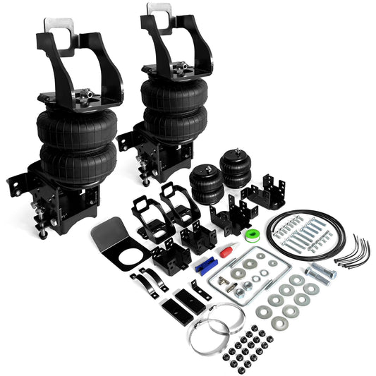 FLOVENTIS 2PCS Air Spring Bags Suspension Kit for 1999-2004 Ford F-250 and F-250 Super Duty Pickups 3/4 ton with 8 Lugs Trucks Rear Helper Bag Spring Towing 5000 lbs (7X1244)