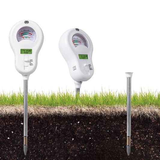 DXOKNQG Soil Moisture Meter, Plant Water Monitor, Hygrometer Sensor for Gardening, Farming, Indoor and Outdoor Plants (Basic Style + one Probe)
