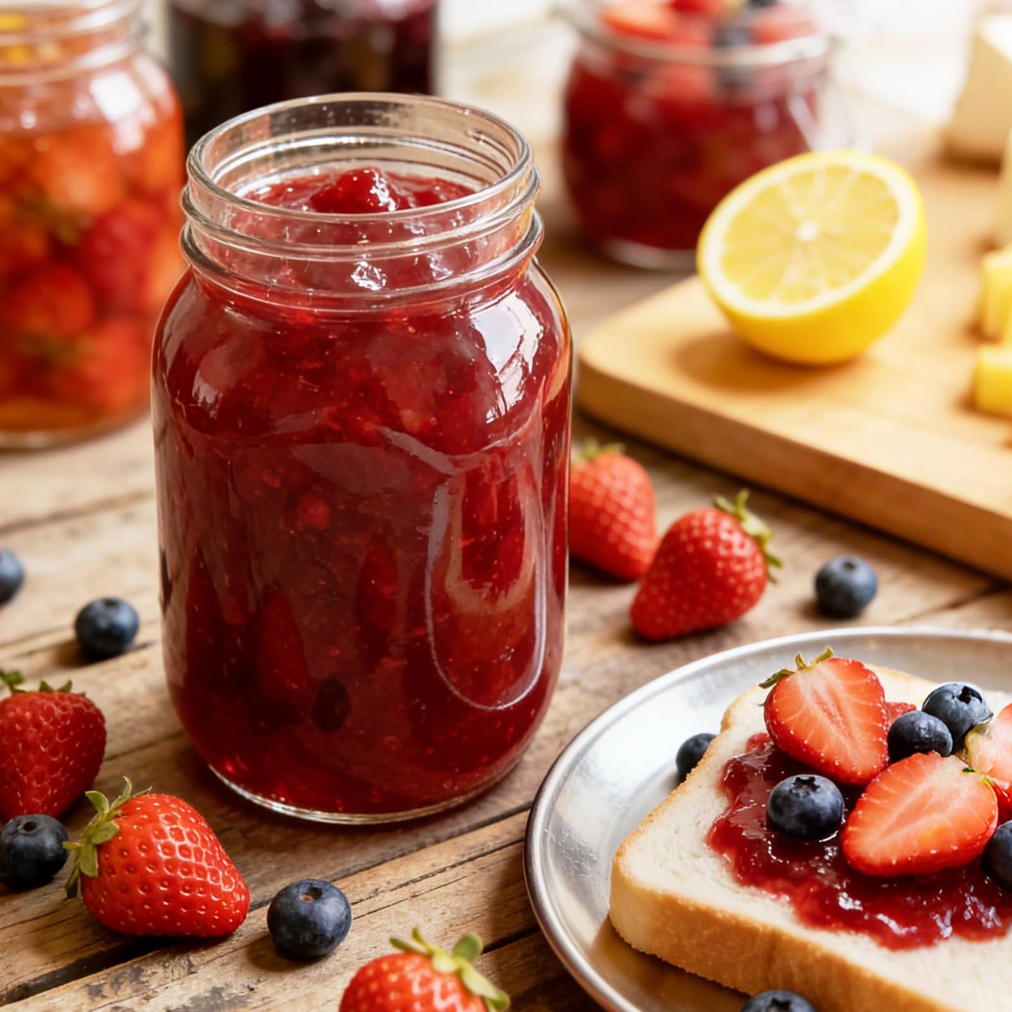 32oz Regular Mouth Mason Jars 2-Pack with Airtight Lids, Glass Canning Jars for Meal Prep, Overnight Oats, Jam & Food Storage, BPA-Free Clear Glass Jars for Canning, Fermenting & DIY Crafts