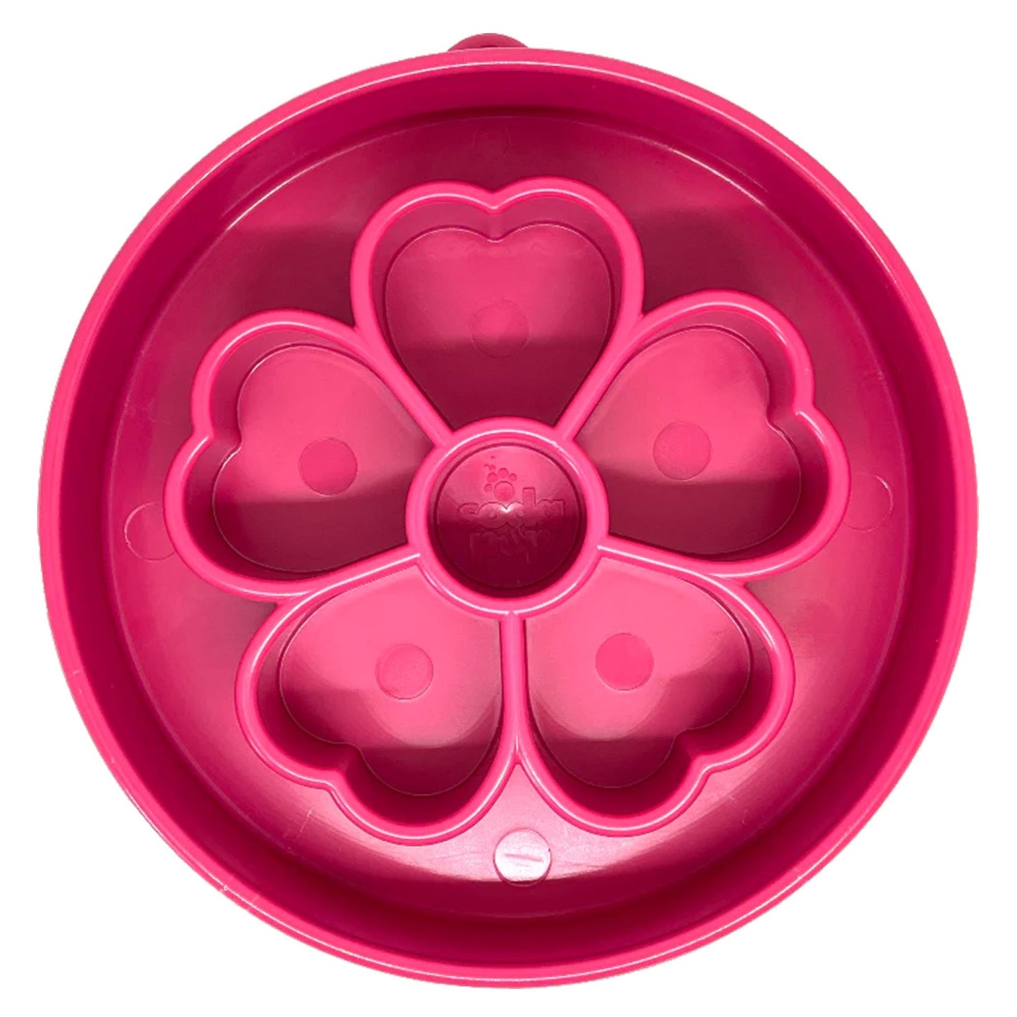 SodaPup Flower Design Enrichment Bowl – Durable Slow Feeder Bowl Made in USA from Non-Toxic, Pet-Safe, Food Safe Material for Mental Stimulation, Slowing Down Eating, Healthy Digestion, & More