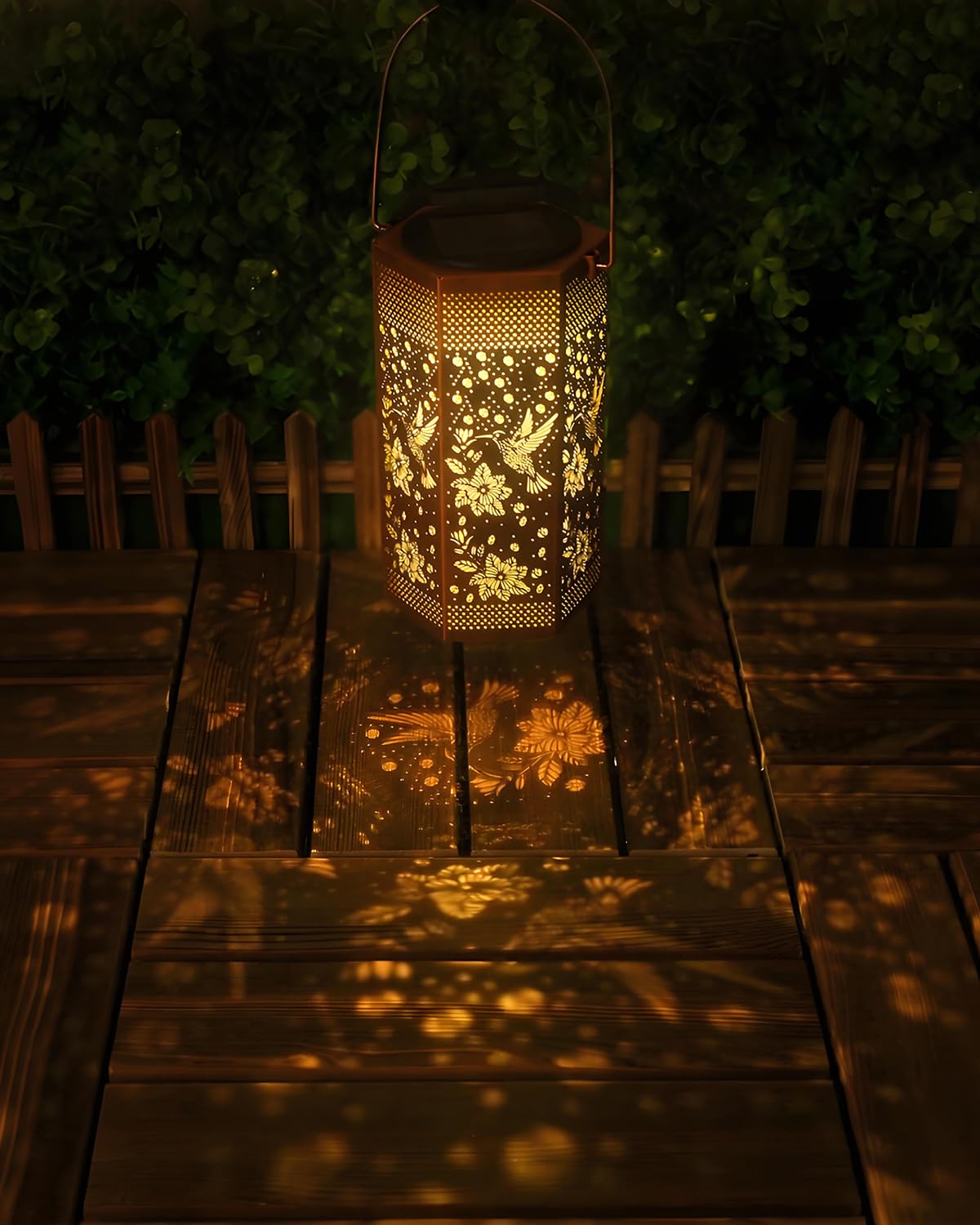 Hummingbird Solar Lantern Outdoor Waterproof - Birthday Gifts for Women Mom Grandma, Mothers Day Gifts, Solar Lights Outdoor Garden Decor for Outside