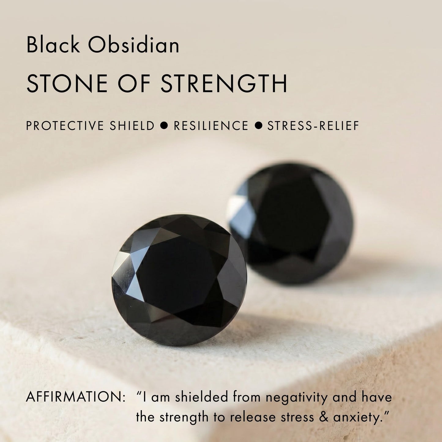 Moon Magic - Authentic Moonstone Necklace for Women | Onyx, Black Obsidian Necklaces/Real 925 Sterling Silver/18k Rose and Yellow Gold Enchanted Crystal Necklace for Women | Genuine Gemstone Jewelry