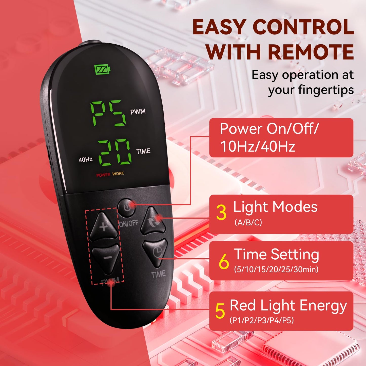 Extra Large Red Light Therapy Mat, High-Density LEDs Full Body Red Light Therapy, 660nm & 850nm Dual Wavelengths, Foldable Red Light Therapy Blanket with Timer, 76.8" x 33.4"