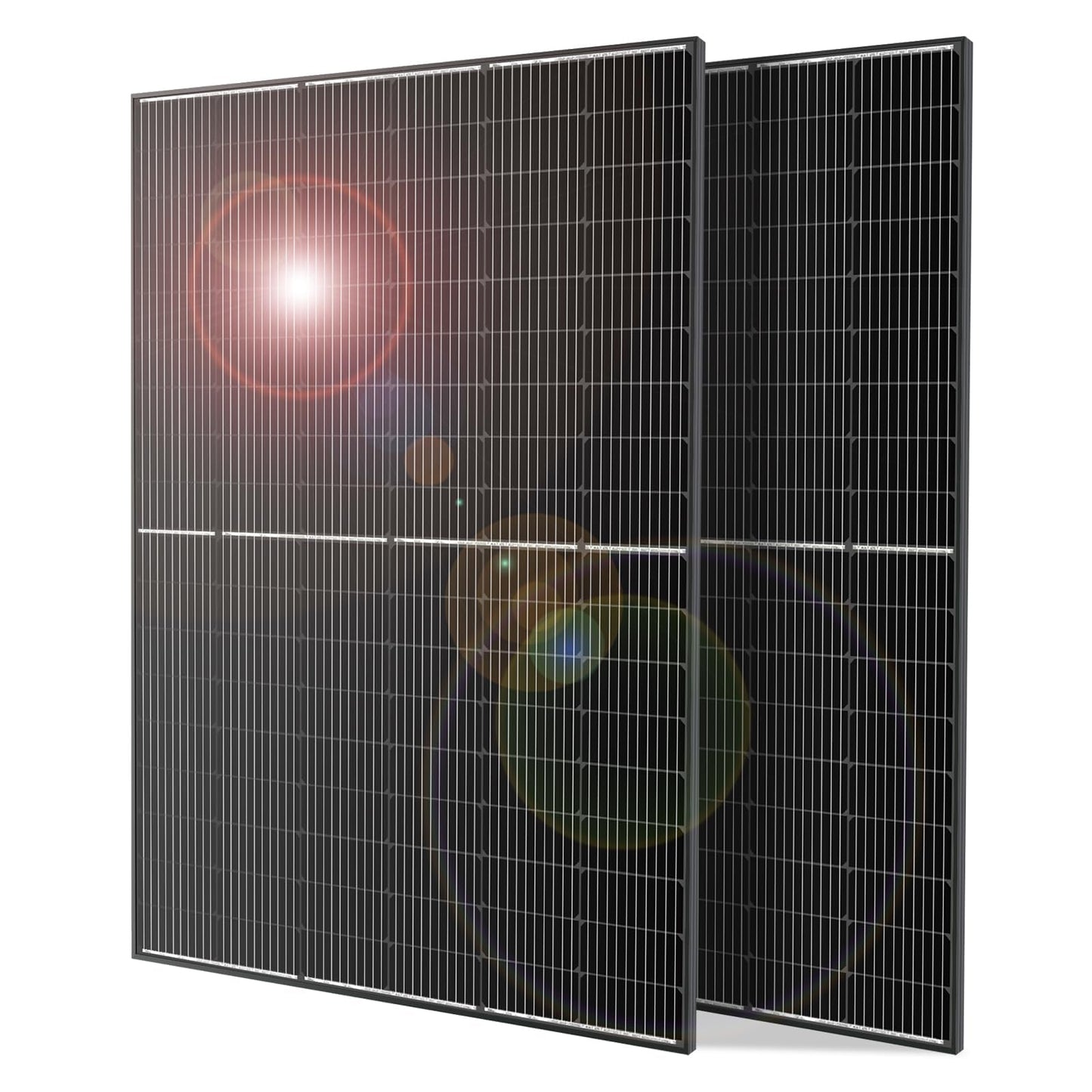 DOKIO 800W (2×400W) Monocrystalline Solar Panels (31V per Panel) for Charging 12/24V Devices, 3 m Cable, Ideal for Yard/Garden, Shed/Patio/Greenhouse Power, Off-Grid Battery Charging