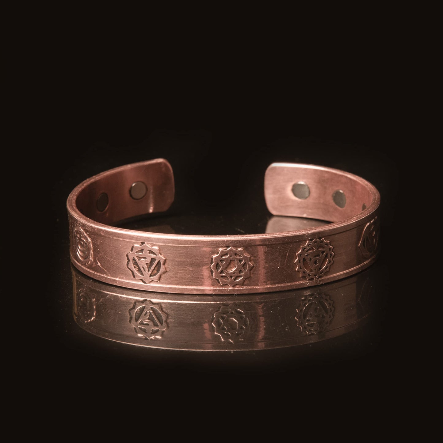 Wonder Care Copper bracelet for Men & Women | Solid and High Gauge Pure Copper bracelet | copper jewelry Cuff kada Adjustable | Best Rakhi Gift for brother | Copper Band with Velvet Case and Gift Box