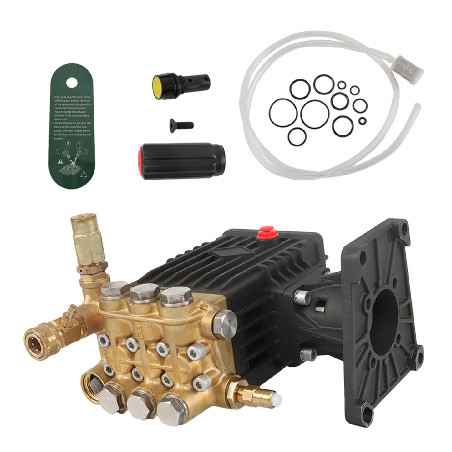 GENRICS 1in Pressure Washer Pump Replacement for Power Washer Pump 4400 PSI 4 GPM
