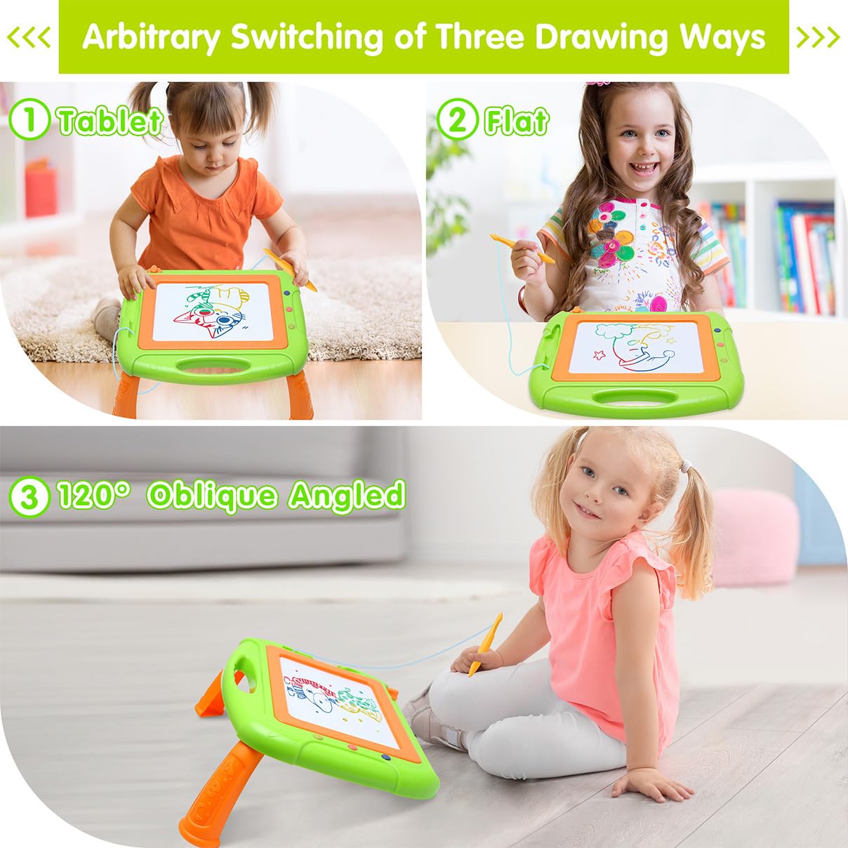 Toddler Girl Boy Toys,Magnetic Drawing Board Toddler Toys for 3 Year Old Girls Boys,1 Pen Doodle Board Kids Toys for 3 Year Old Boy,Class Must Haves Essentials Gifts for Girls Boys Birthday Easter