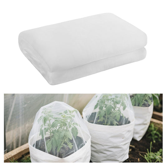 4x10ft Garden Netting - Ultra Fine Mesh Plant Covers to Keep Small Animals Pest Out, Bird Barrier for Protecting Vegetables Fruits Flowers Raised Beds (Without Support Pole)