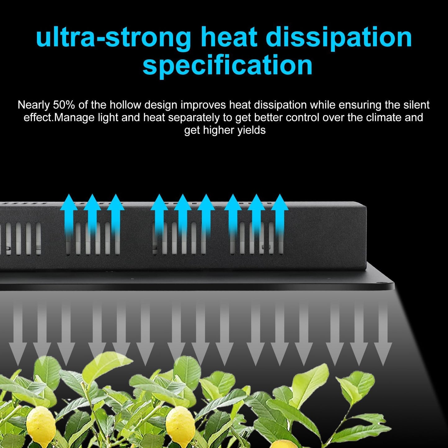 MELONFARM Grow Tent Complete Setup, 100W Full Spectrum LED Grow Light & 34"x34"x72"Grow Tent Bundle, 4" Efficient Airflow Ventilation System with Soundproof Duct Connector