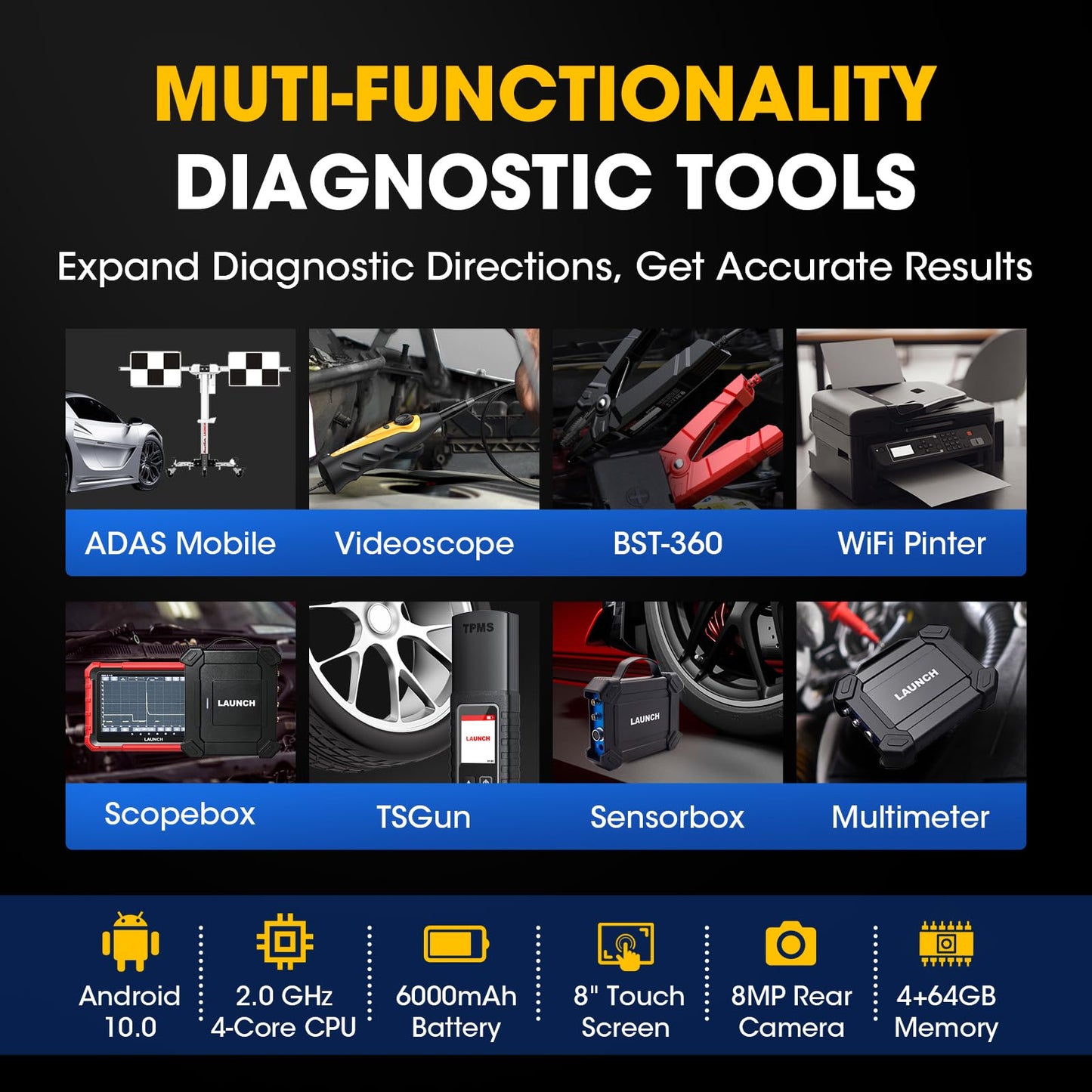 Launch X431 PROS Elite 2026 New Bidirectional Scan Tool, 38+ Services, ECU Coding, All-in-One Full System Diagnostic Scanner, Support CANFD&DoIP, FCA AutoAuth, V.A.G Guided, 2 Years Free Update