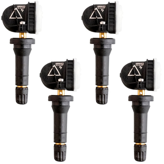 MACAX 433MHz 4Pcs Tire Pressure Monitoring System Sensor (TPMS) Snap-in Replacement for 13598773 13589601 13540602 13589256