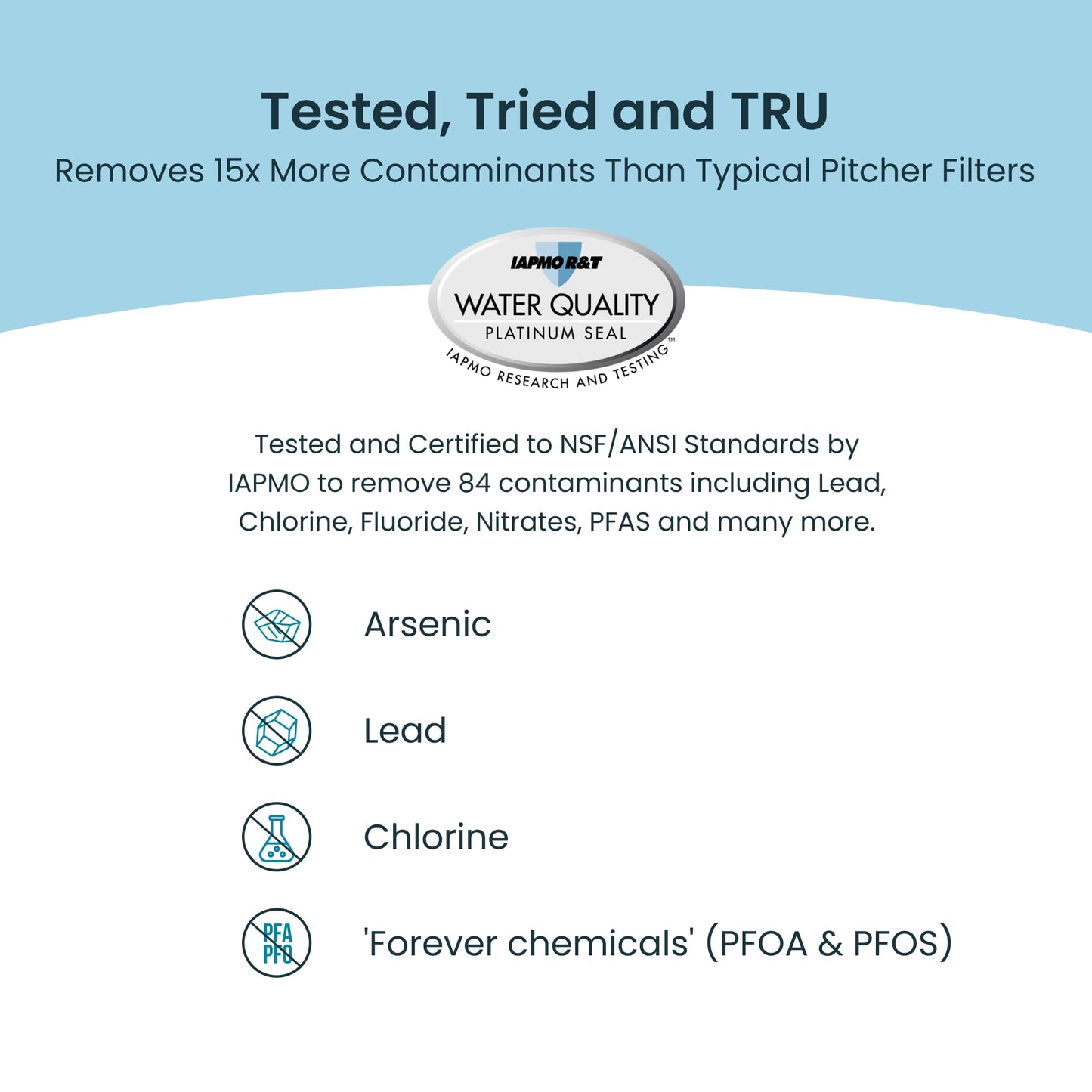 AquaTru Classic Countertop Water Purifier | Certified 4-Stage Reverse Osmosis System Removes 84 Contaminants Including Forever Chemicals, Lead, Fluoride & Microplastics | No Plumbing Required